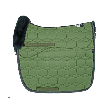 Lammfell Schabracke Dressur Gr.L khaki