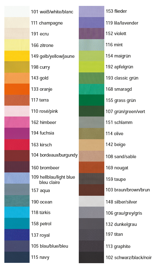 MATTES Farben für Einfassbänder