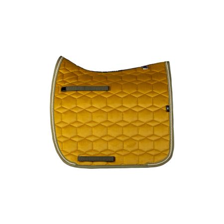 Schabracke Dressur Gr.L Samt curry