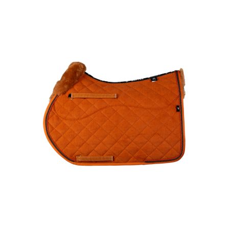 Lammfell Schabracke Springen Gr.M Cord nougat