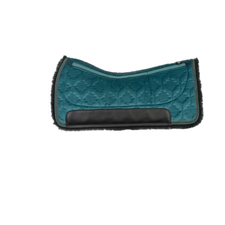 Square Pad Gr. L Samt petrol/cumbrian mit 3-Taschen CORRECTION System