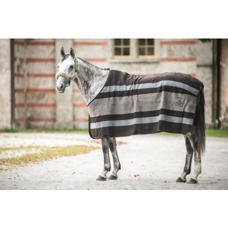 Parade Woll-Abschwitzdecke  braun-grau 125cm