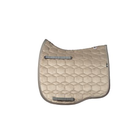 Schabracke EUROFIT® Dressur Gr.L Samt Taupe