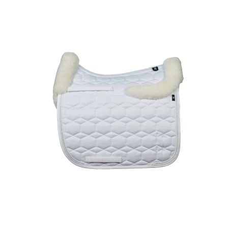 Lammfell Schabracke Dressur Gr.XL Turnier Edition Crystal- Kopfnummer Vorbereitung