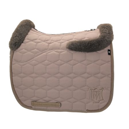 Lammfell Schabracke Dressur Gr.L  cameo/cappuccino