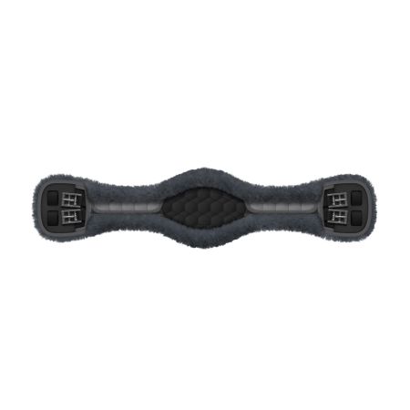 Kurzgurt Steppstoff anatomisch 85cm schwarz/dunkelgrau (Musterware)