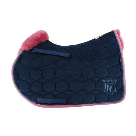 Lammfell Schabracke Springen Gr.M Lab-06 Samt navy