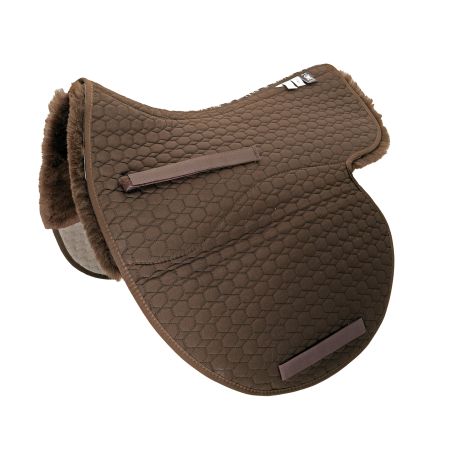 Lammfell Satteldecke Lotus Gr. S BL=1 braun/braun