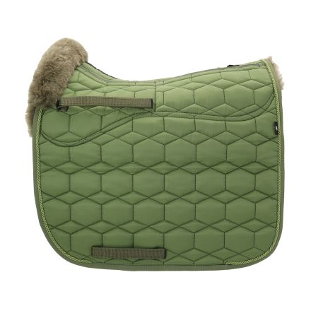 CORRECTION® Lammfell Schabracke Dressur Gr.L Glanz khaki