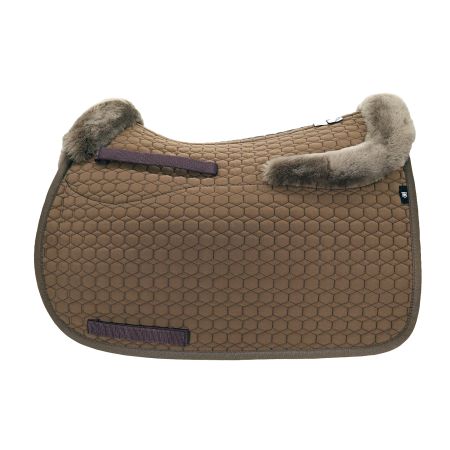 Lammfell Schabracke Vielseitigkeit Gr. L taupe/taupe