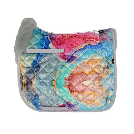 Lammfell Schabracke Dressur Gr. L Lab-13