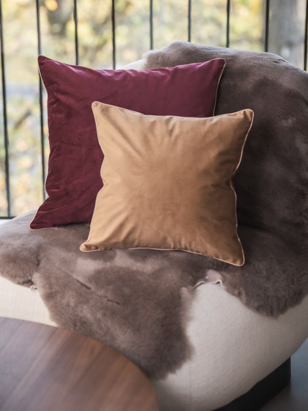 MATTES Samt Kissenhülle Kissenbezug